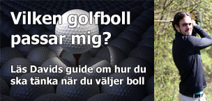 Davids Guide till val av golfboll