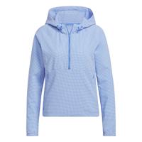 W Seersucker 1/4 Zip Hoodie